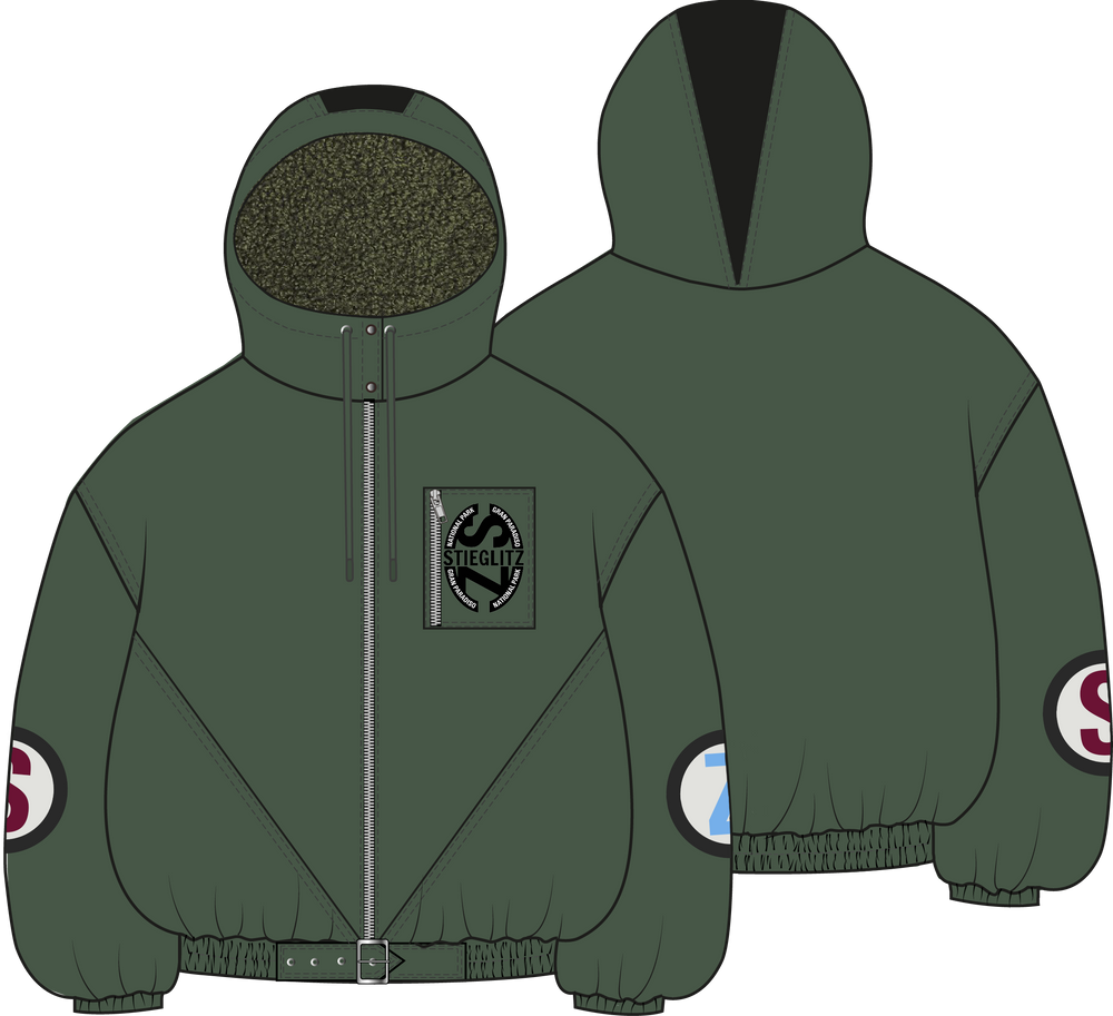 Felice Puffer Jacket - Green