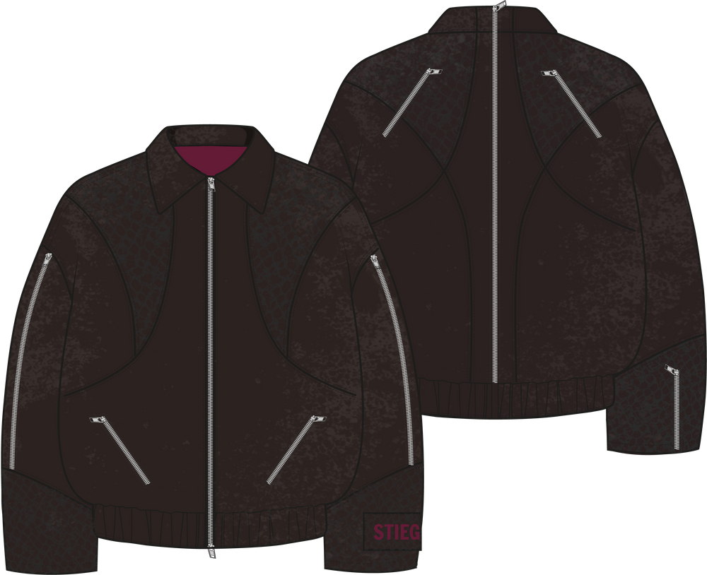 Carmen Leather Jacket - Brown
