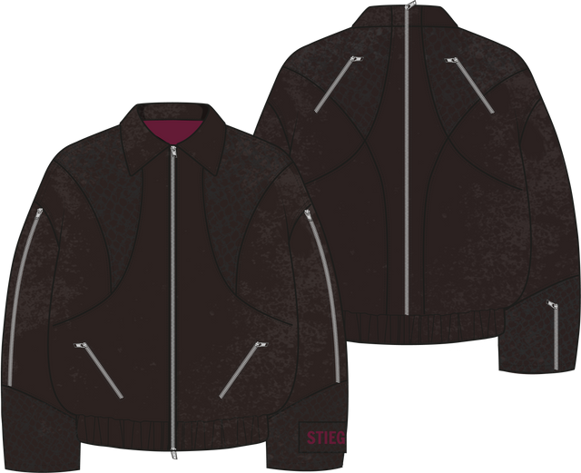 Carmen Leather Jacket - Brown