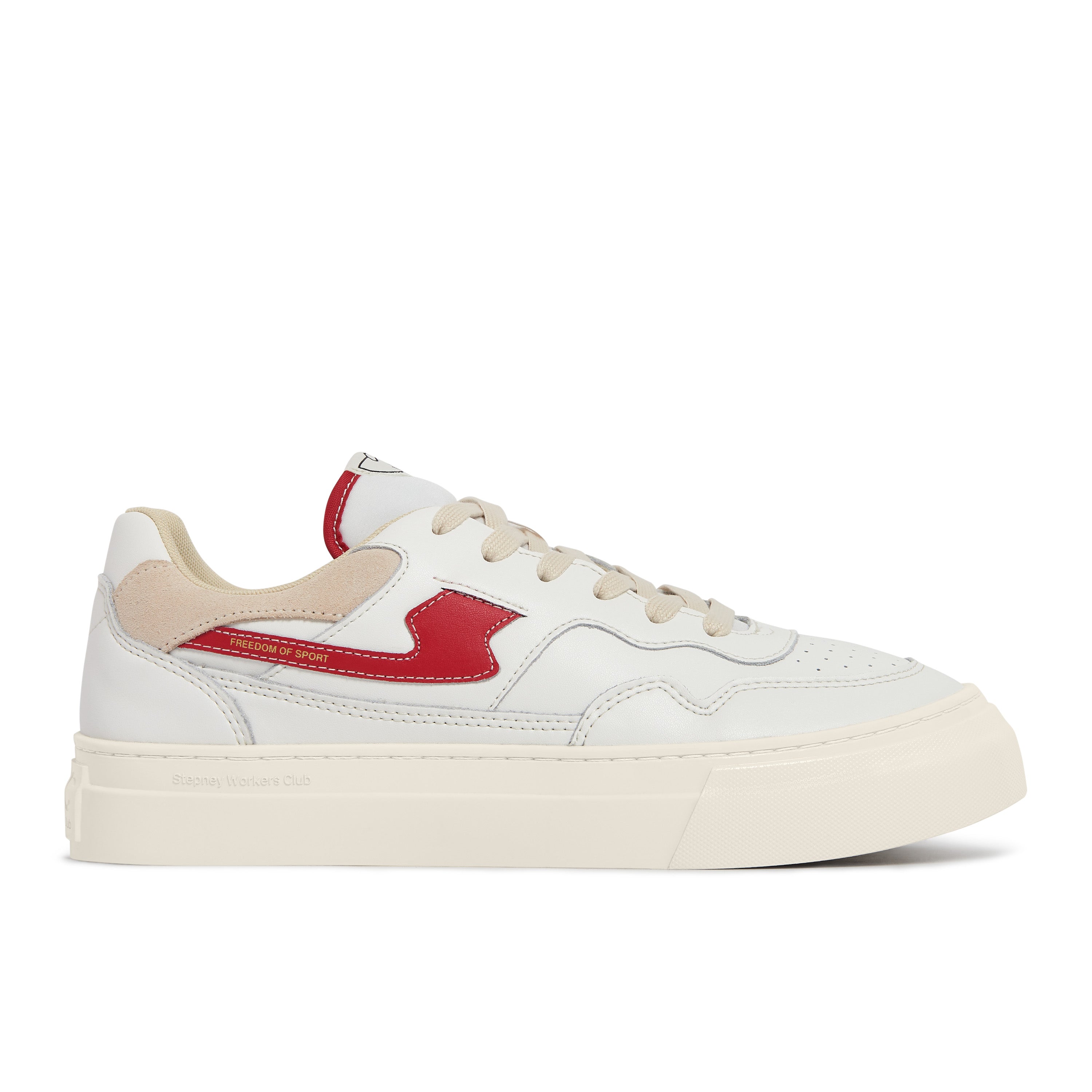 SWC PEARL S-STRIKE LEATHER WHITE-RED