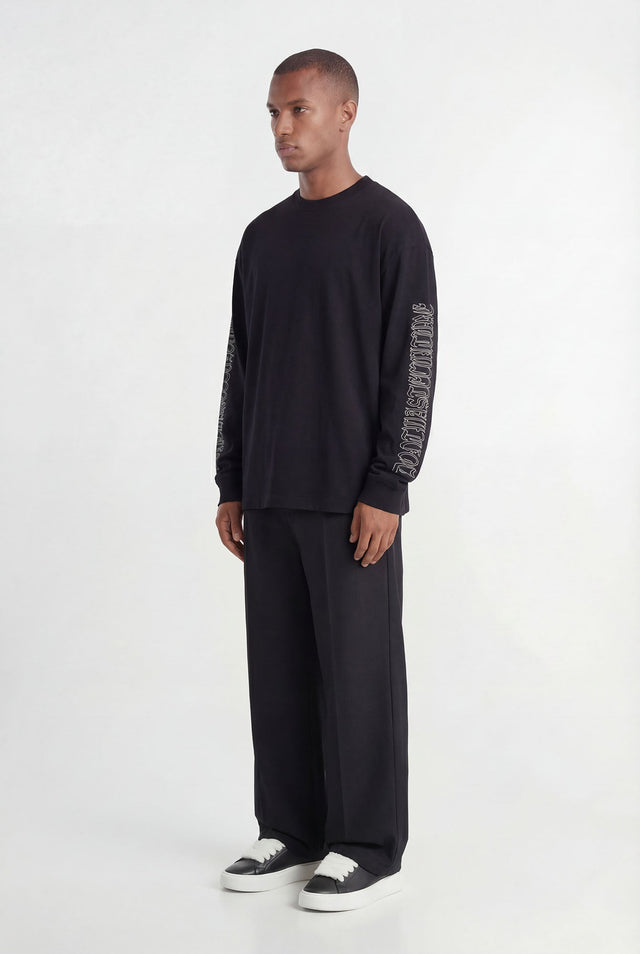 Don't Waste Culture Arturo Longsleeve — Black