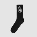 Circle Logo Socks — Black, White, Navy