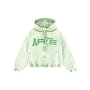 Polyform Canvas Hooded Jacket van Arte Antwerp in de kleur groen — afbeelding 1 van 2