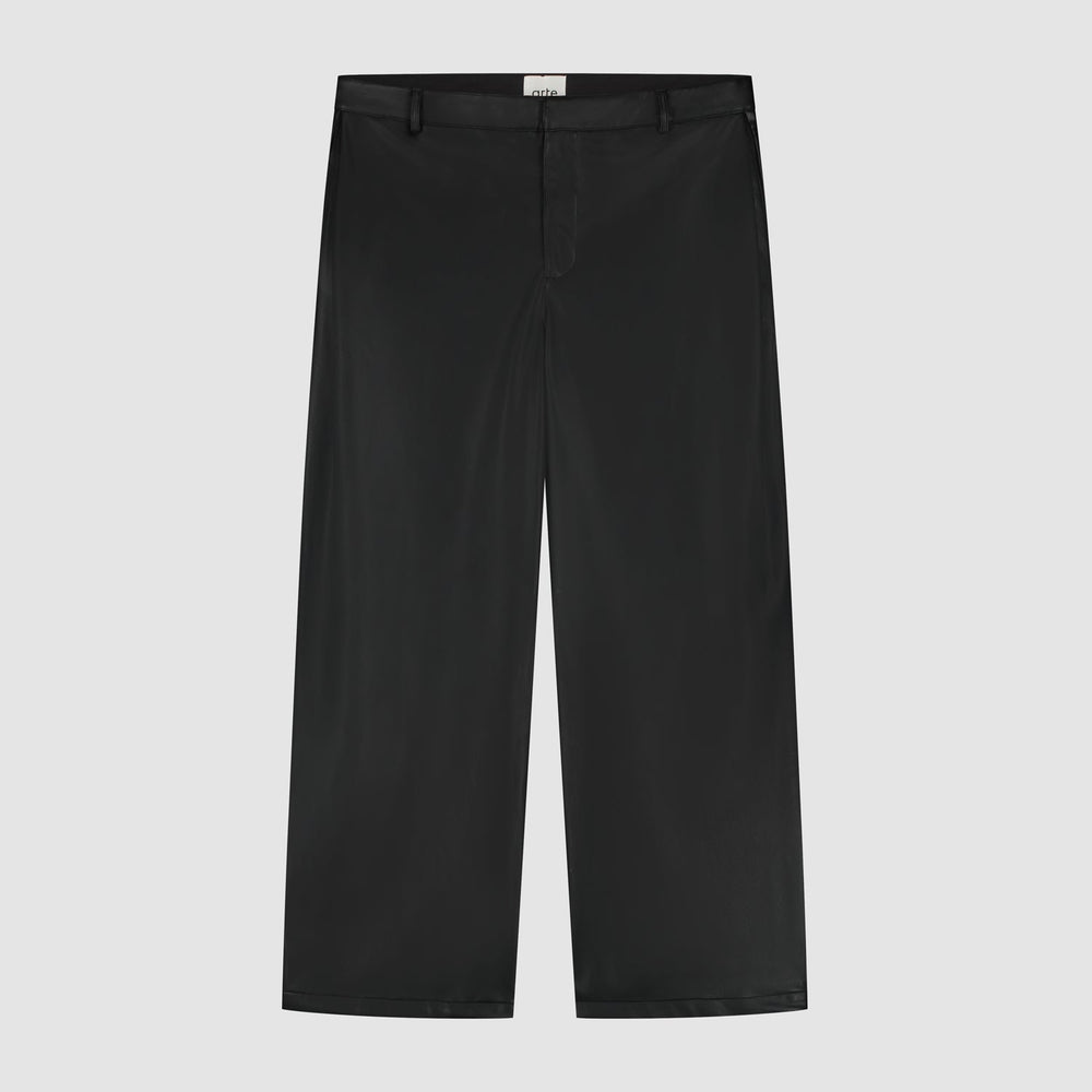 Leather Gallery Pants - Black