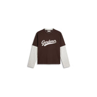 Double Layer T-shirt van Bram's Fruit in de kleur bruin — afbeelding 3 van 7