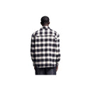 Flanel Overshirt van Bram's Fruit in de kleur zwart — afbeelding 2 van 5