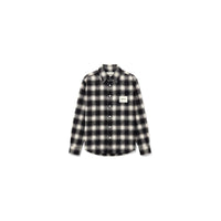 Flanel Overshirt van Bram's Fruit in de kleur zwart — afbeelding 3 van 5