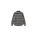 Flanel Overshirt van Bram's Fruit in de kleur zwart — afbeelding 4 van 5