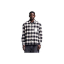 Flanel Overshirt van Bram's Fruit in de kleur zwart — afbeelding 1 van 5