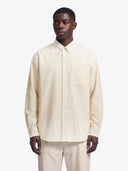 Striped Oxford Shirt distressed Longsleeve 