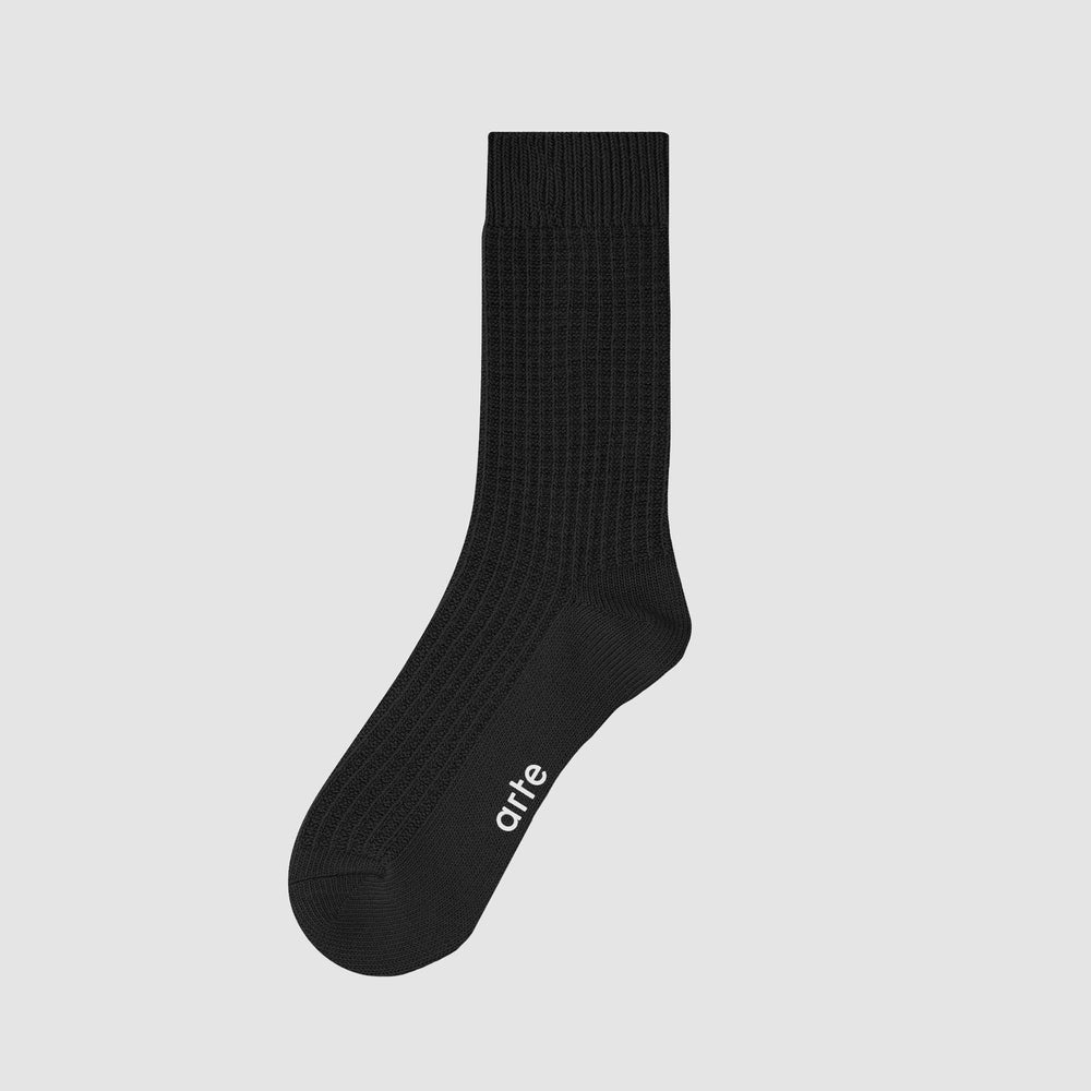 Bottom Logo Socks - Navy