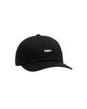 Obey bold curve 6 panel strabk - Black