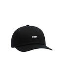 Obey bold curve 6 panel strabk - Black