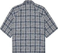 WIJK SHIRT SHORT SLEEVES BLEACHED CHECK
