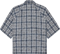 WIJK SHIRT SHORT SLEEVES BLEACHED CHECK