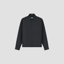 Wool Blend Boxy LS Shirt