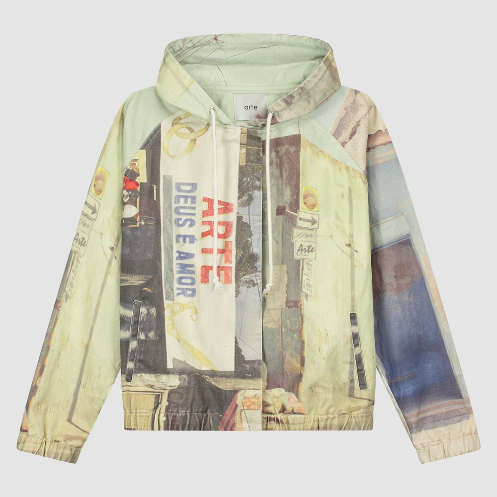Photo Allover Jacket - Multi