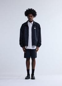 New Amsterdam Surf Association Wool Coach Jacket - Black