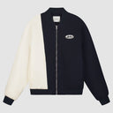 Arte Antwerp Wool Varsity Jacket — Blue/White