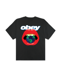Obey lips - Vintage Black