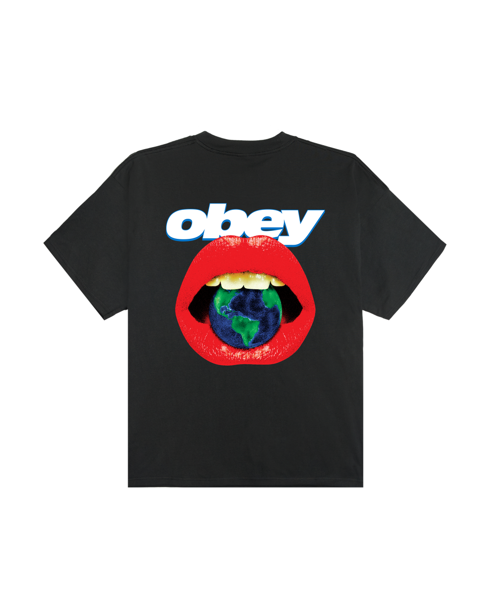 Obey lips - Vintage Black