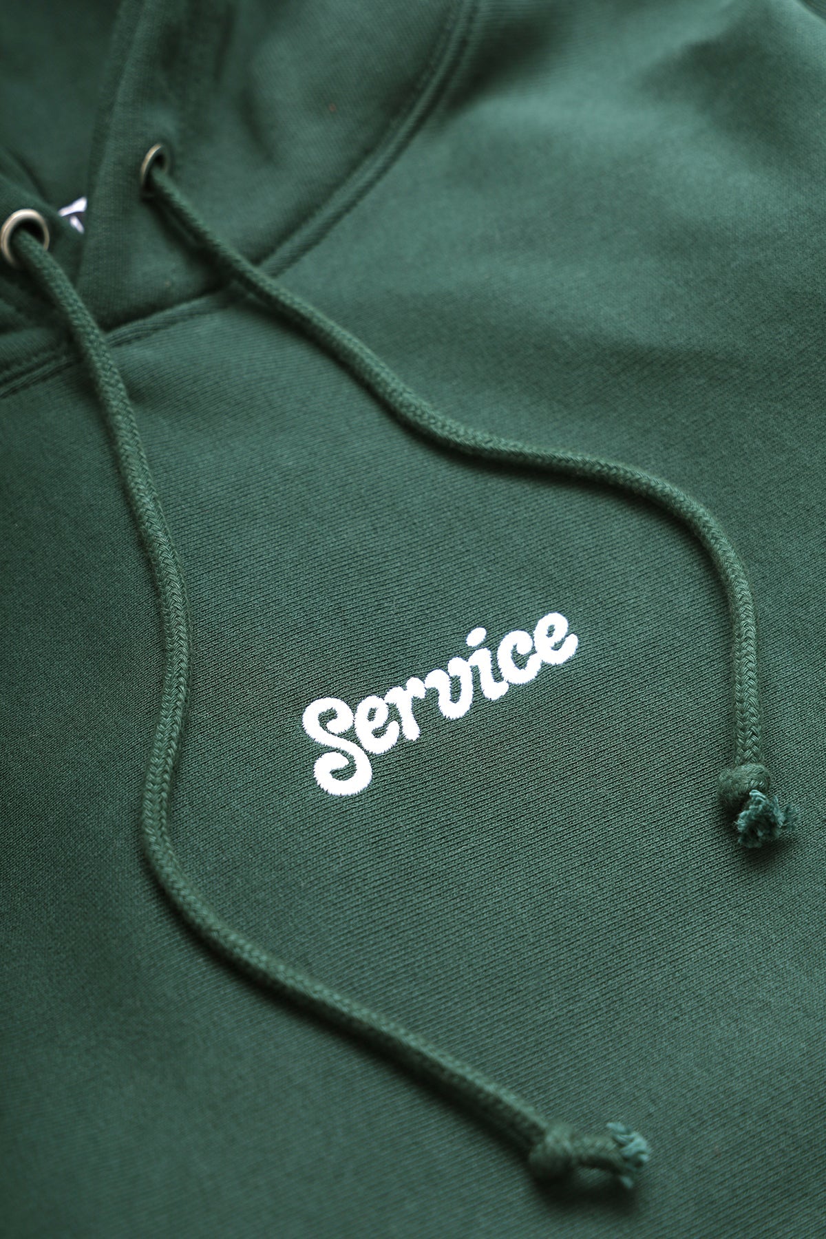 Service Works 12oz Service Embroidered Hoodie - Forest