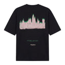 Hopeium NO SLEEP JUST NOISE T-shirt in de kleur zwart — afbeelding 2 van 4