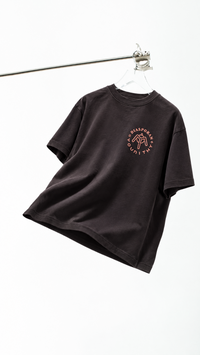 Younithy X Diasporan Boxy Tee - Brown Salmon
