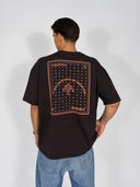 Younithy X Diasporan Boxy Tee - Brown Salmon