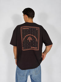 Younithy X Diasporan Boxy Tee - Brown Salmon