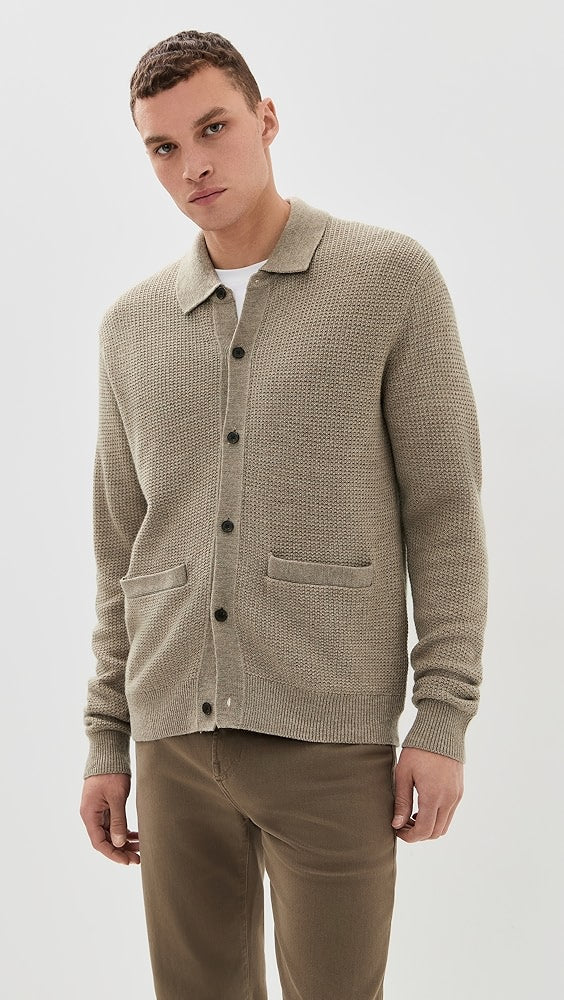 Thor Polo Cardigan 60004 - Deep Truffle