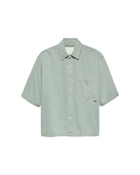 DENIM SHORT SLEEVE BUTTON-UP van New Amsterdam Surf Association in de uitvoering Mint — afbeelding 2 van 9