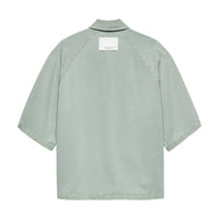 DENIM SHORT SLEEVE BUTTON-UP van New Amsterdam Surf Association in de uitvoering Mint — afbeelding 3 van 9
