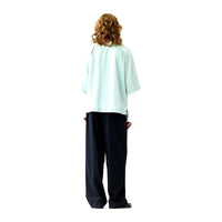 DENIM SHORT SLEEVE BUTTON-UP van New Amsterdam Surf Association in de uitvoering Mint — afbeelding 5 van 9