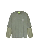DOUBLE LAYER LONGSLEEVE van New Amsterdam Surf Association in de uitvoering Sea Grass — afbeelding 3 van 10