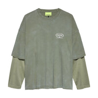 DOUBLE LAYER LONGSLEEVE van New Amsterdam Surf Association in de uitvoering Sea Grass — afbeelding 3 van 10