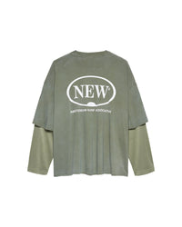 DOUBLE LAYER LONGSLEEVE van New Amsterdam Surf Association in de uitvoering Sea Grass — afbeelding 4 van 10