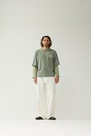 DOUBLE LAYER LONGSLEEVE van New Amsterdam Surf Association in de uitvoering Sea Grass — afbeelding 5 van 10