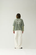 DOUBLE LAYER LONGSLEEVE van New Amsterdam Surf Association in de uitvoering Sea Grass — afbeelding 6 van 10