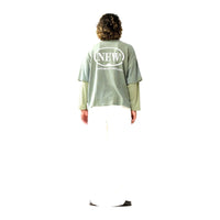 DOUBLE LAYER LONGSLEEVE van New Amsterdam Surf Association in de uitvoering Sea Grass — afbeelding 6 van 10