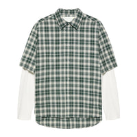 DOUBLE LAYER SHIRT van New Amsterdam Surf Association in de kleur groen — afbeelding 2 van 9