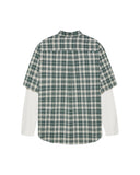 DOUBLE LAYER SHIRT van New Amsterdam Surf Association in de kleur groen — afbeelding 3 van 9