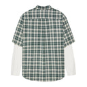 DOUBLE LAYER SHIRT van New Amsterdam Surf Association in de kleur groen — afbeelding 3 van 9