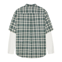DOUBLE LAYER SHIRT van New Amsterdam Surf Association in de kleur groen — afbeelding 3 van 9