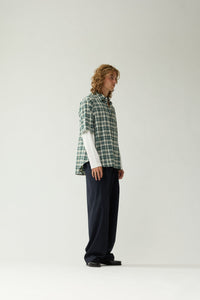 DOUBLE LAYER SHIRT van New Amsterdam Surf Association in de kleur groen — afbeelding 6 van 9