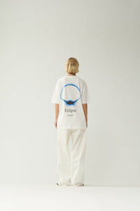 ECLIPSE TEE van New Amsterdam Surf Association in de kleur wit — afbeelding 6 van 7