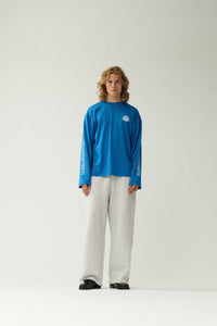 MESH LOGO LONGSLEEVE van New Amsterdam Surf Association in de uitvoering Cobalt — afbeelding 5 van 10