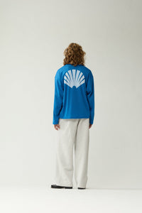 MESH LOGO LONGSLEEVE van New Amsterdam Surf Association in de uitvoering Cobalt — afbeelding 6 van 10