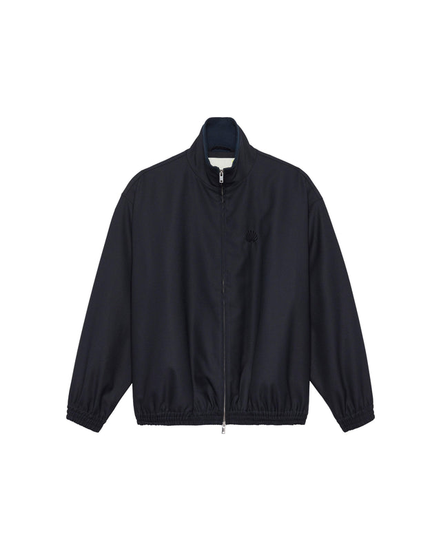New Amsterdam Surf Association Wool Coach Jacket - Black