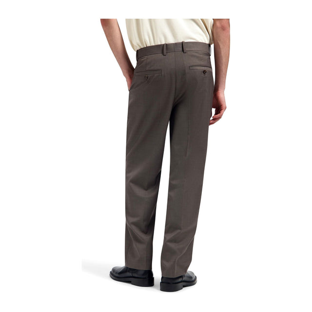 REGULAR WOOL PLEATED PANT